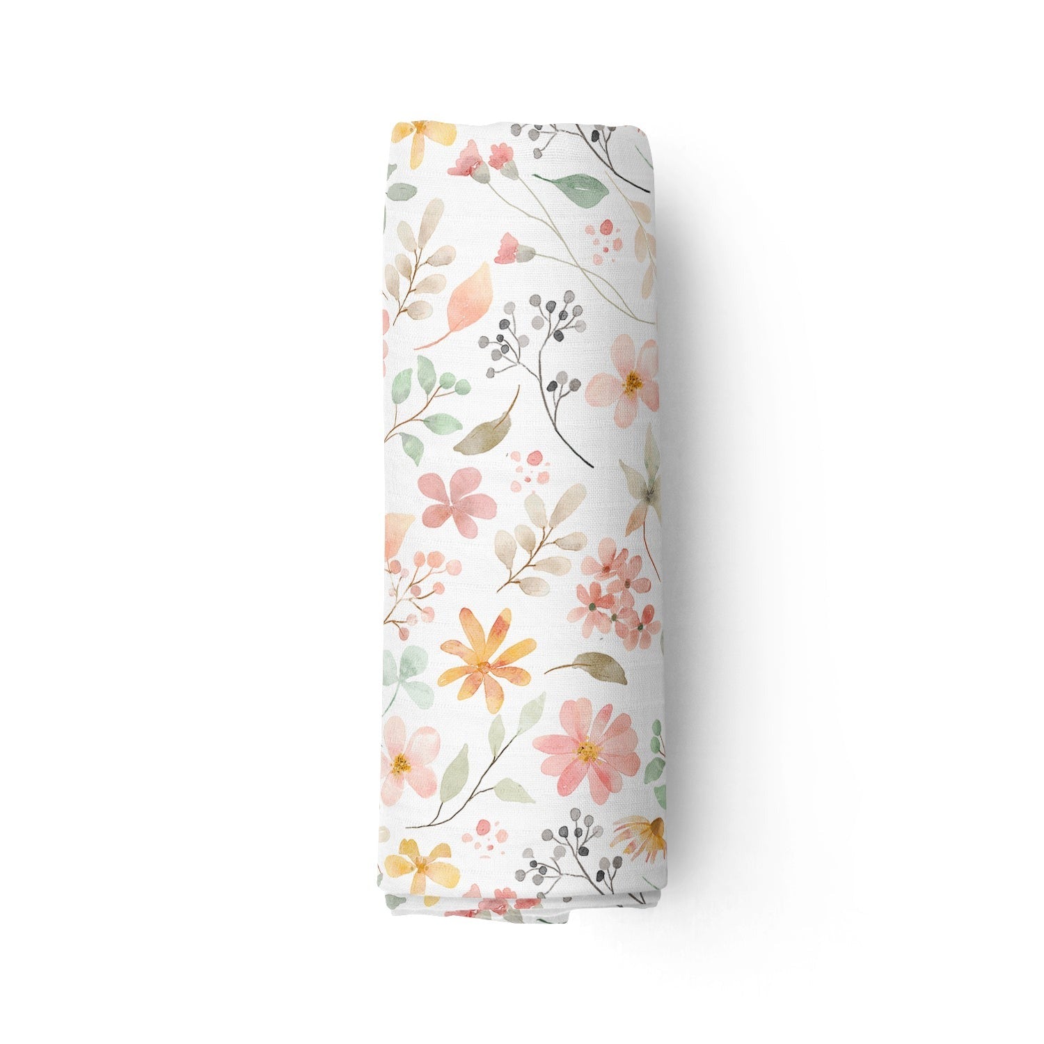Couverture mousseline de bambou - Fleurs de soies