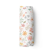Couverture mousseline de bambou - Fleurs de soies