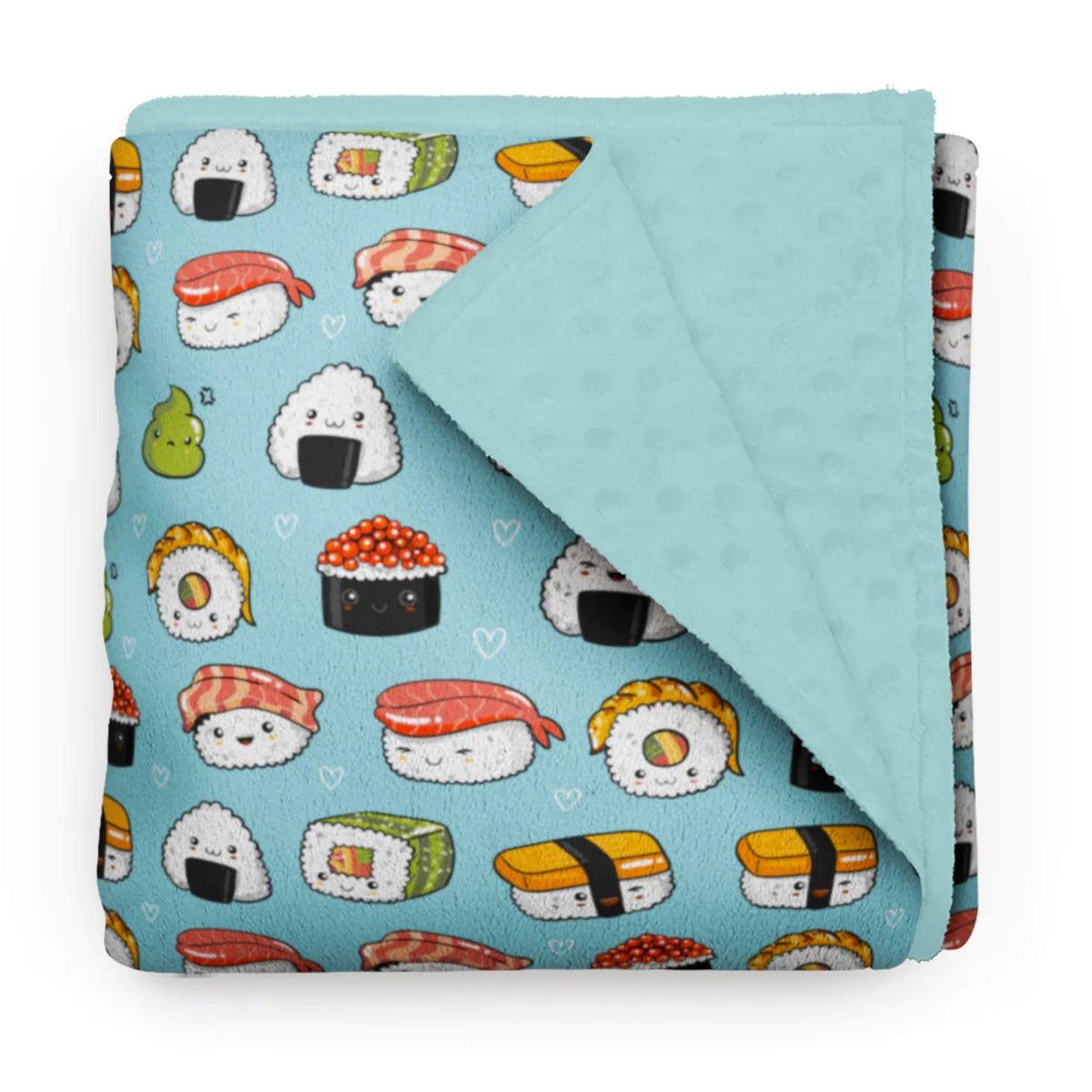 Couverture en minky - Sushis exquis