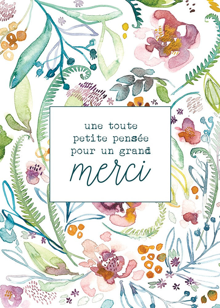 Carte de souhaits - Merci