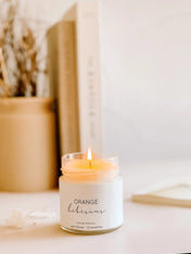 Chandelle de soya - Orange Hibiscus