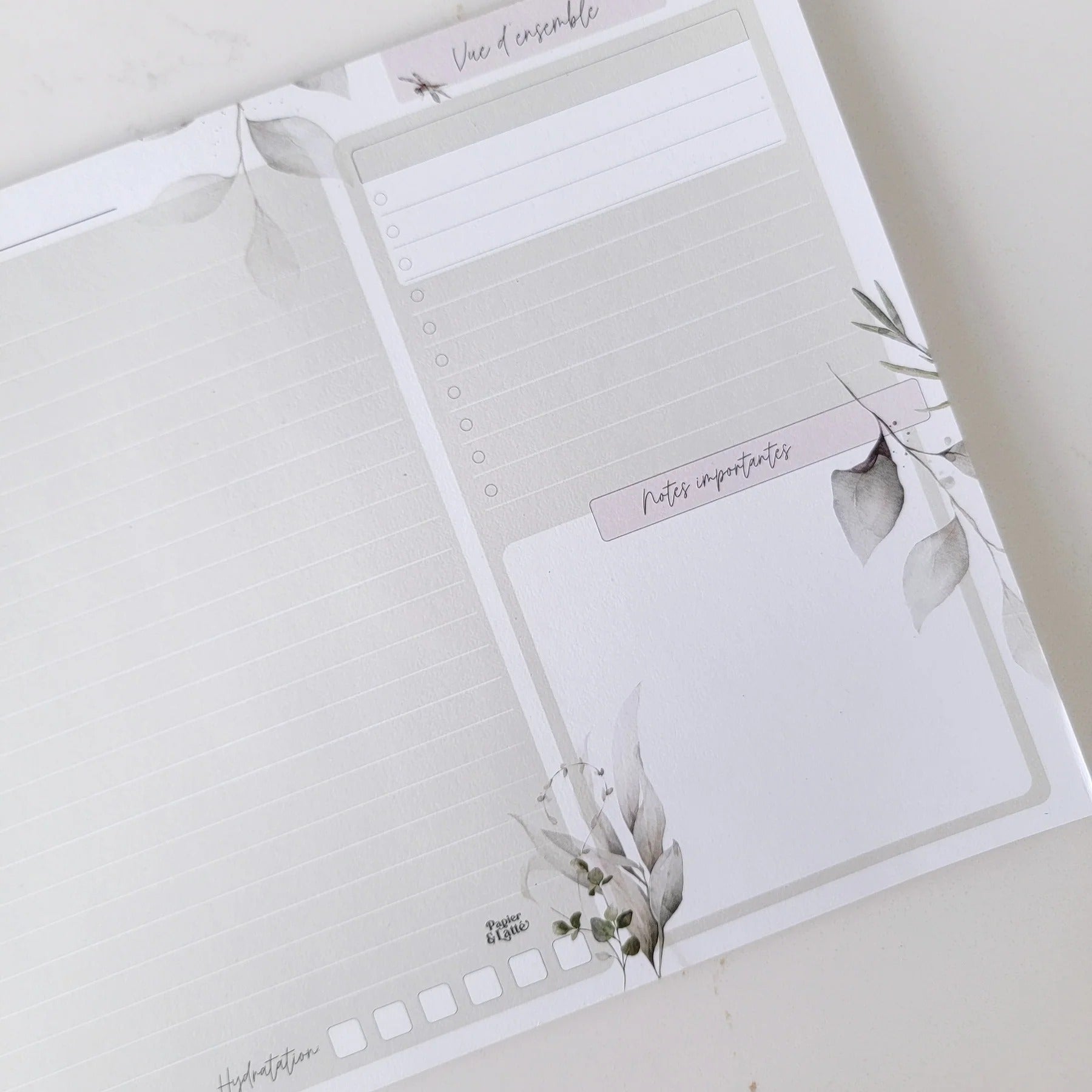 Recueil de listes - 26 feuilles - Eucalyptus