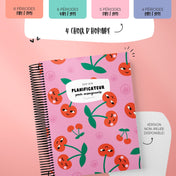 Planificateur pour enseignant 2025-2026 - Petites cerises mignonnes