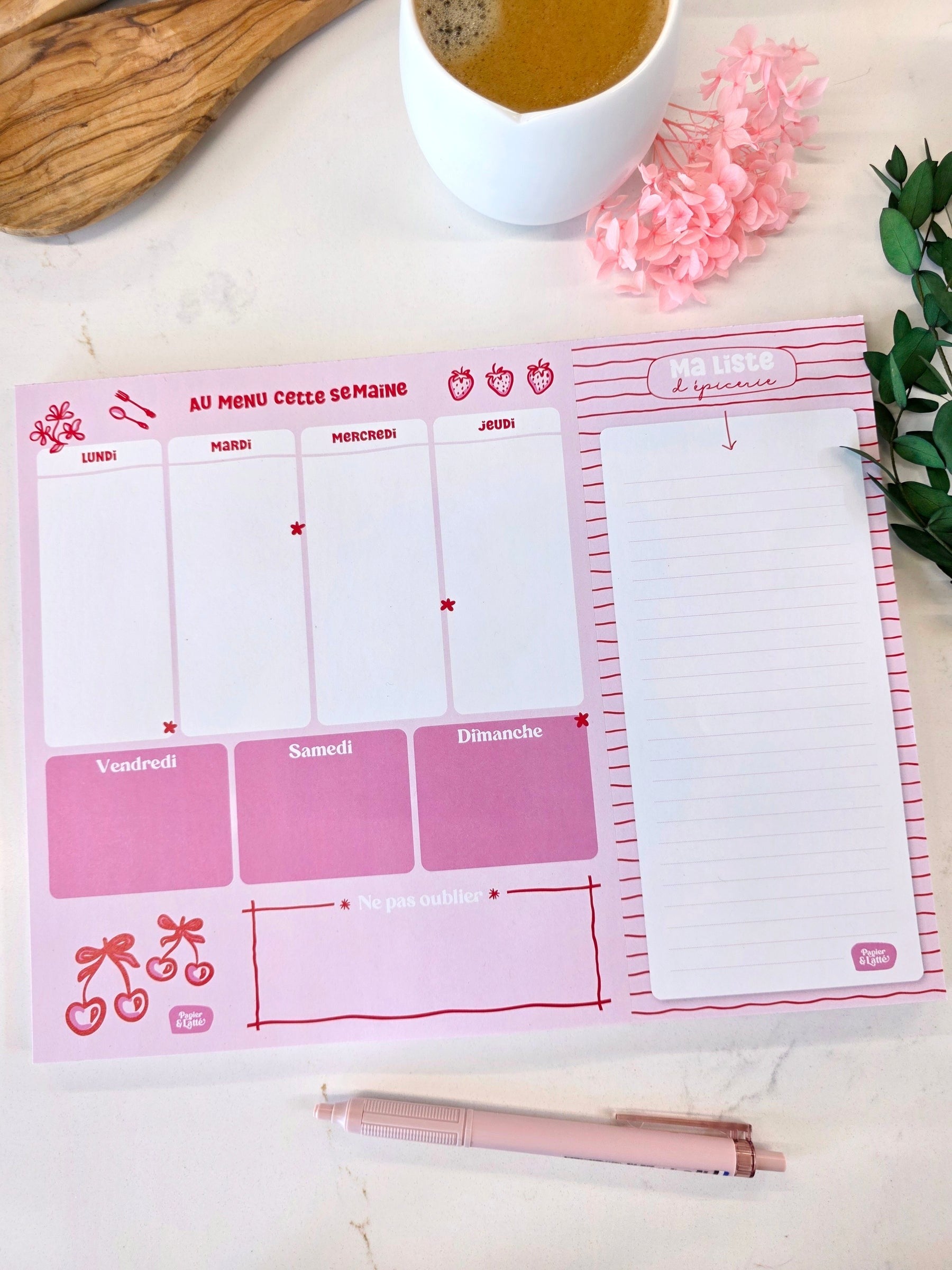 Planificateur de repas - Planif' aux cerises