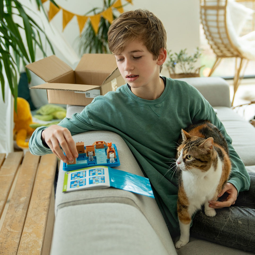 Jeu de logique -Chats tournent en rond