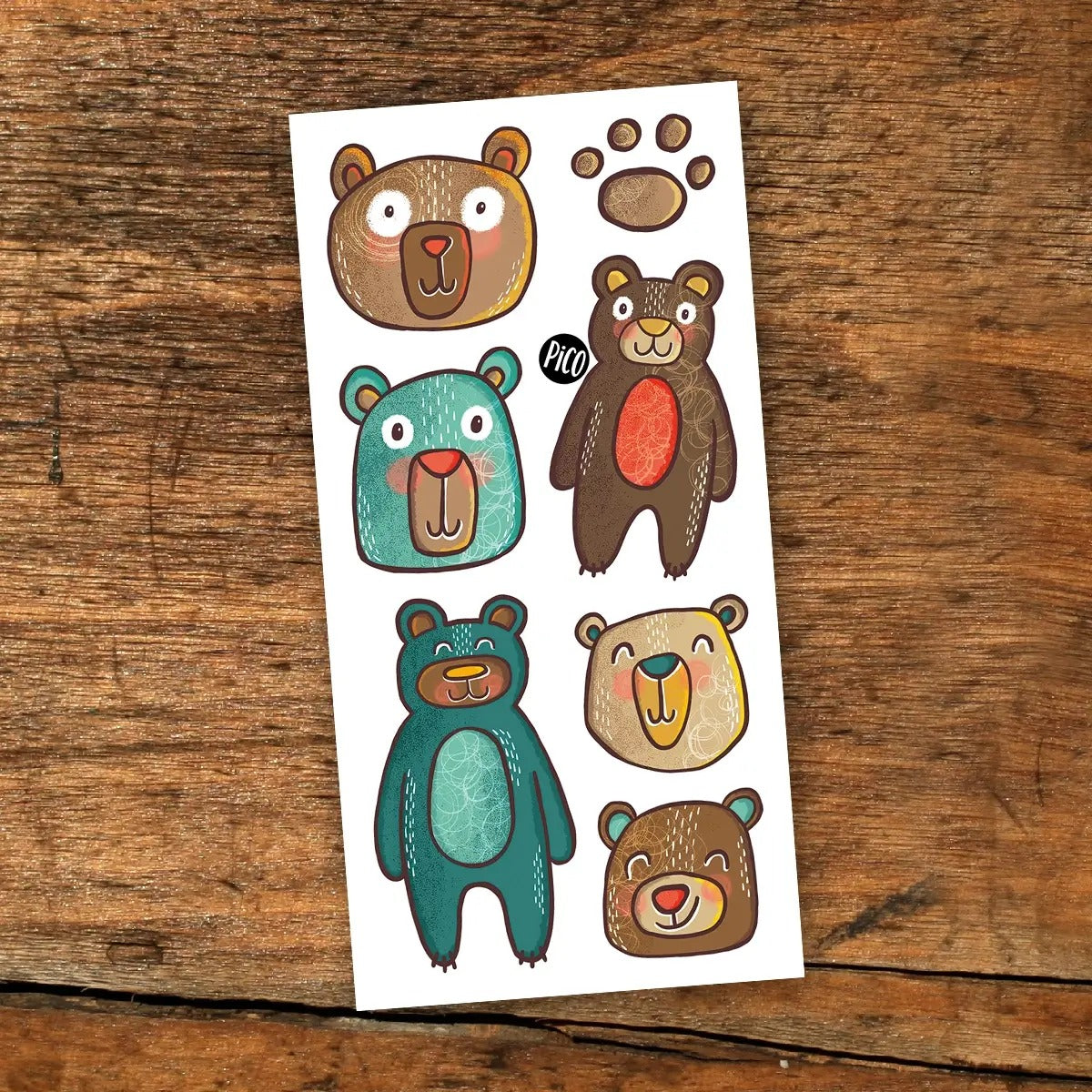 Tatouage -  Les oursons souriants