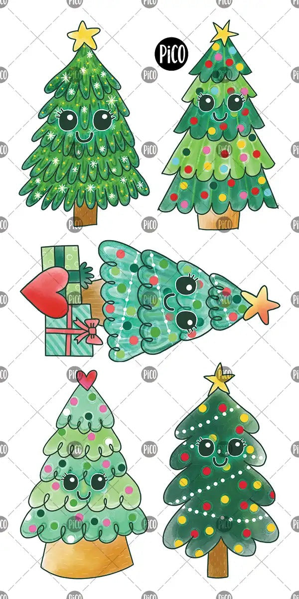 Tatouage - Les sapins de Noël