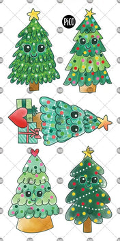 Tatouage - Les sapins de Noël