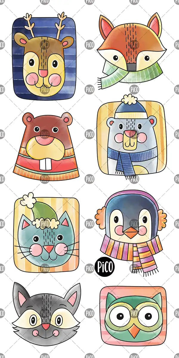 Tatouage - Les animaux hivernaux
