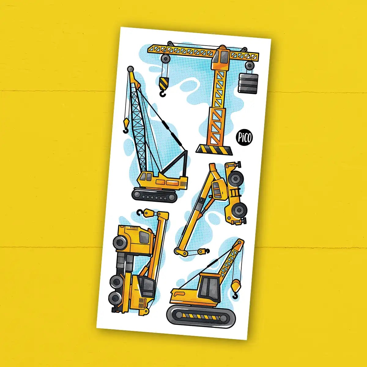 Tatouage -  Les grues du chantier