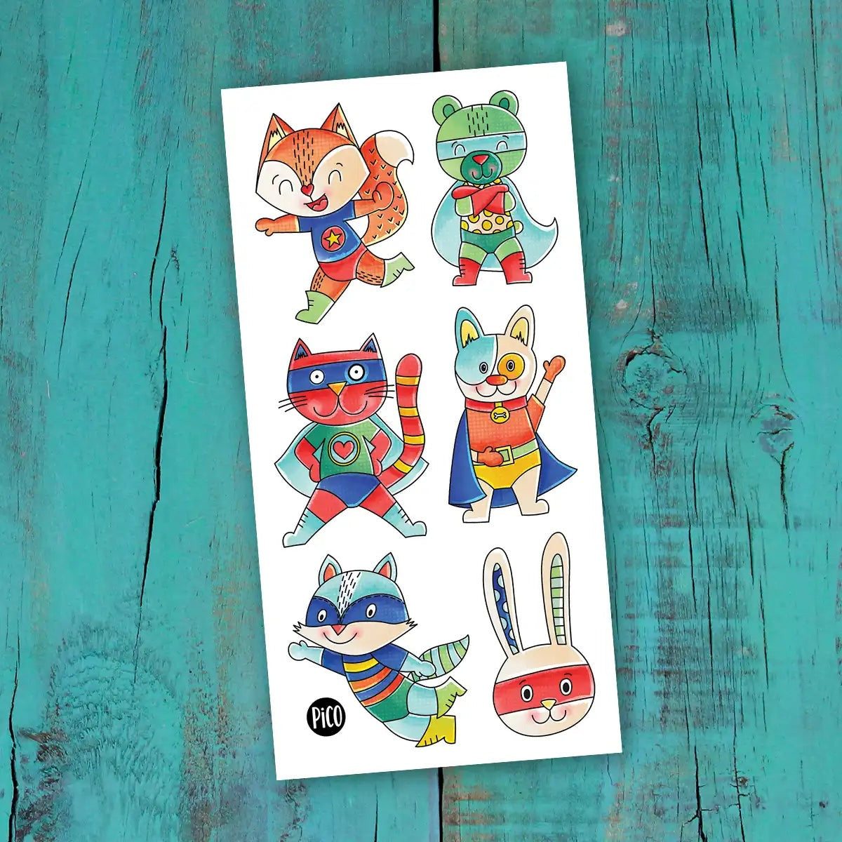 Tatouage -  Les super-héros animaux