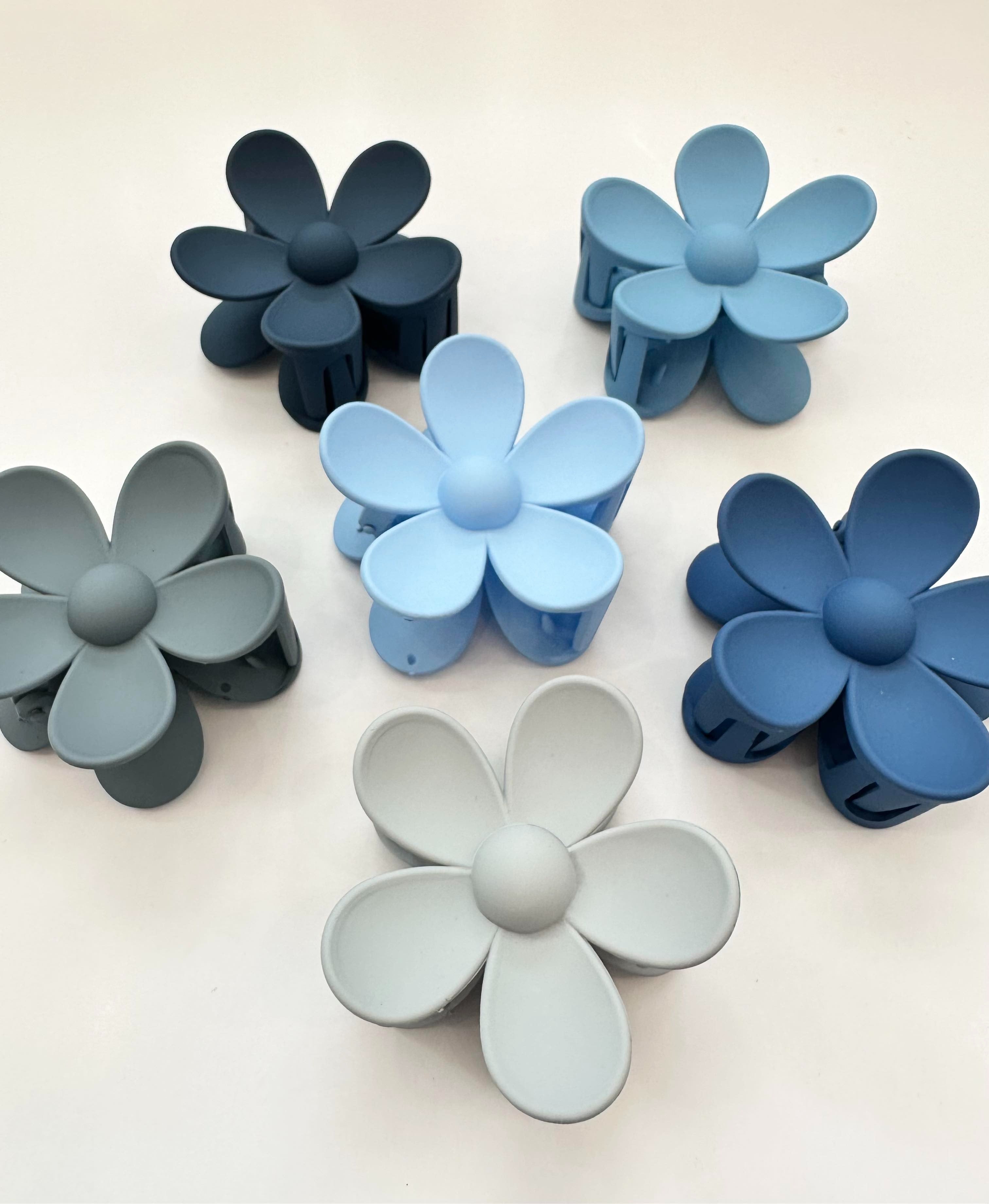 Pince à cheveux - Fleur noire