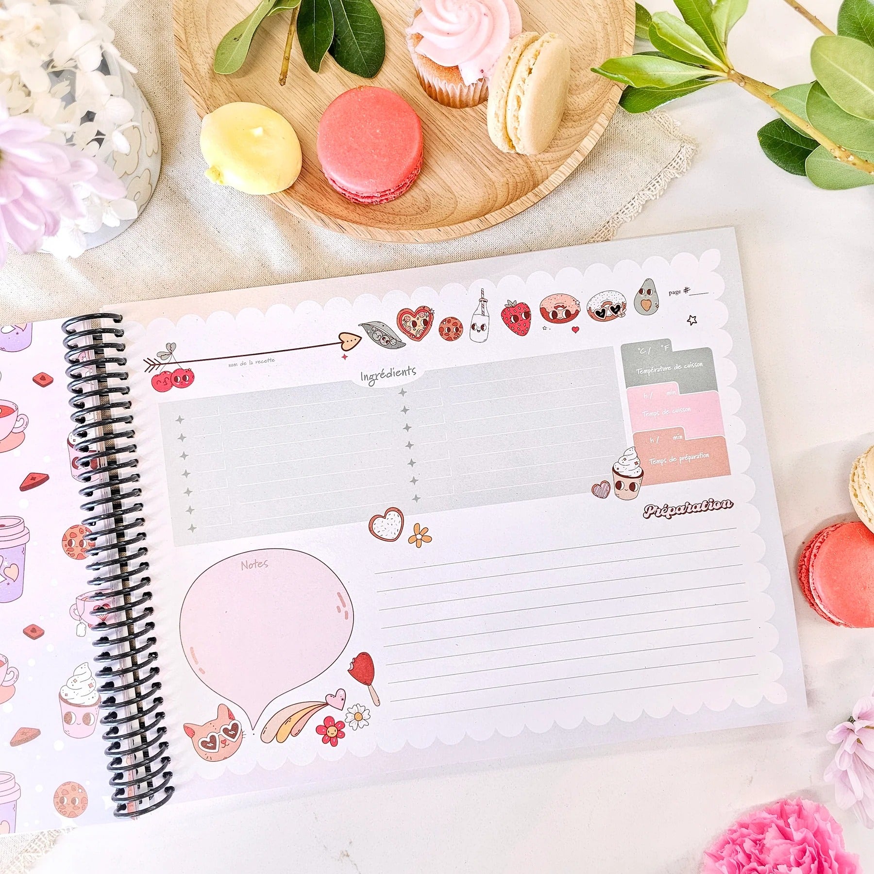 Livre de recettes avec rabats - Cutie