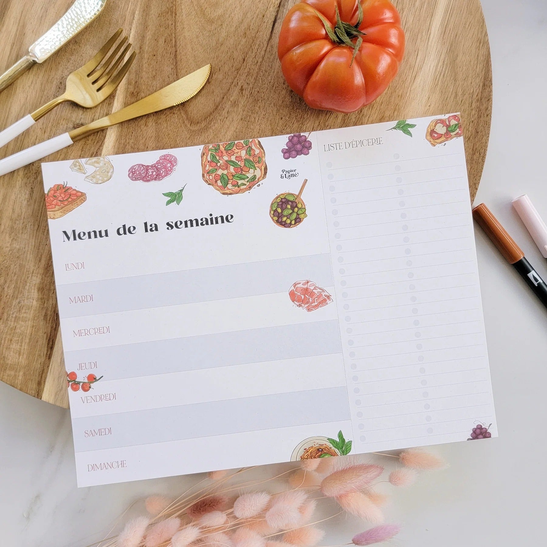 Planificateur de repas - Pomodoro
