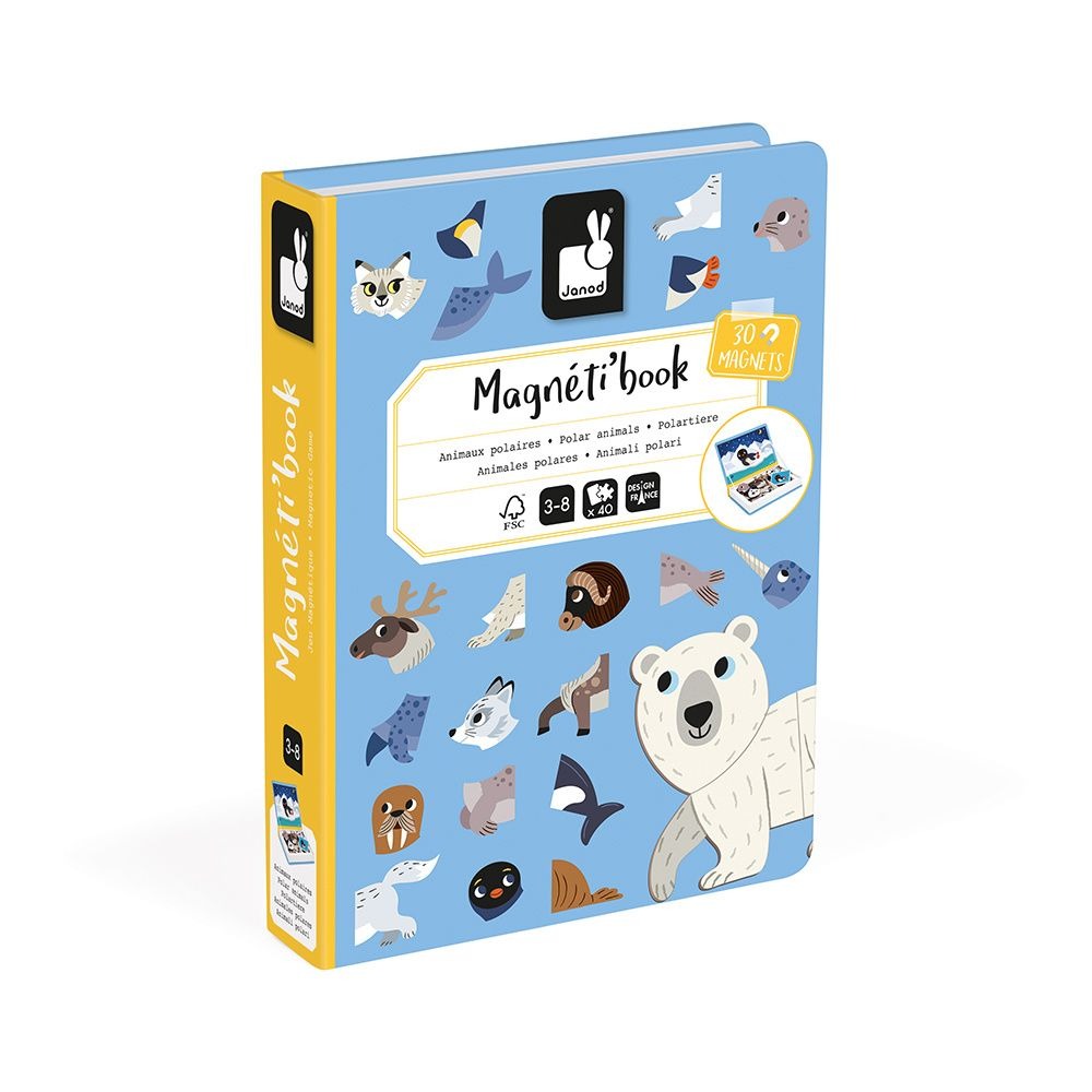 Jeu Magnétibook - Animaux Polaires