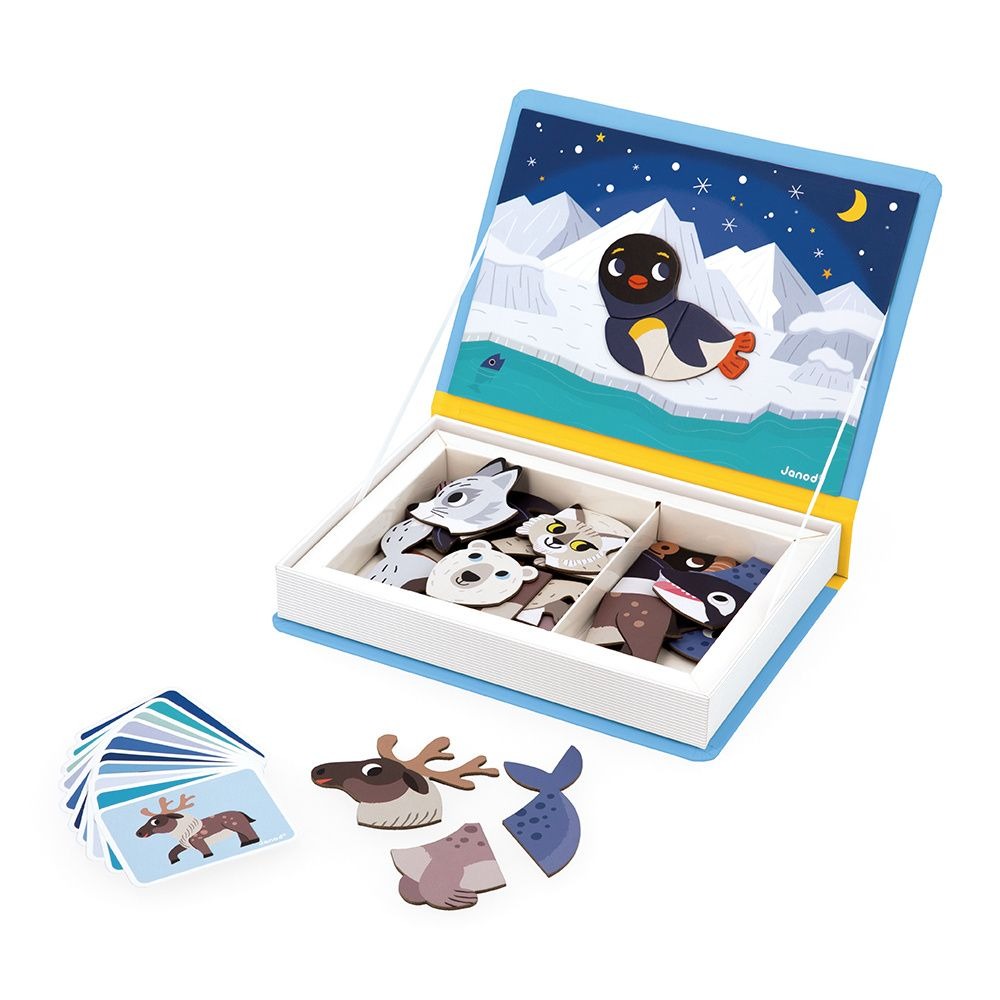 Jeu Magnétibook - Animaux Polaires