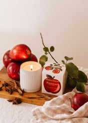Bougie de Soya 8 oz - Pommier