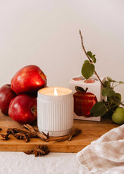 Bougie de Soya 8 oz - Pommier