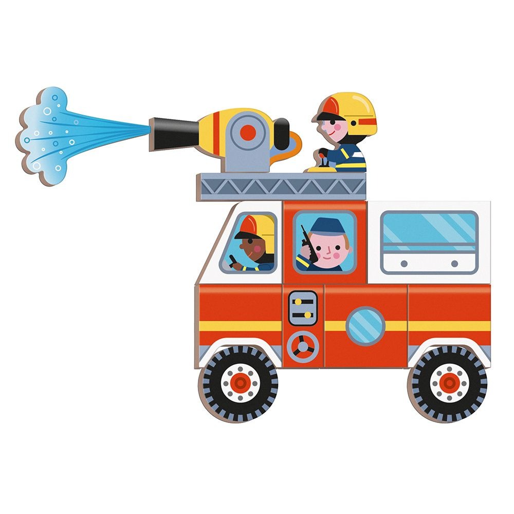 Jeu Magnétibook - Pompiers