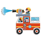 Jeu Magnétibook - Pompiers