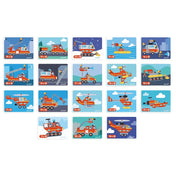 Jeu Magnétibook - Pompiers