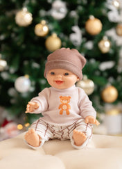 Bébé Gordis - Chandail Ourson et pantalon carreauté - Paola Reina