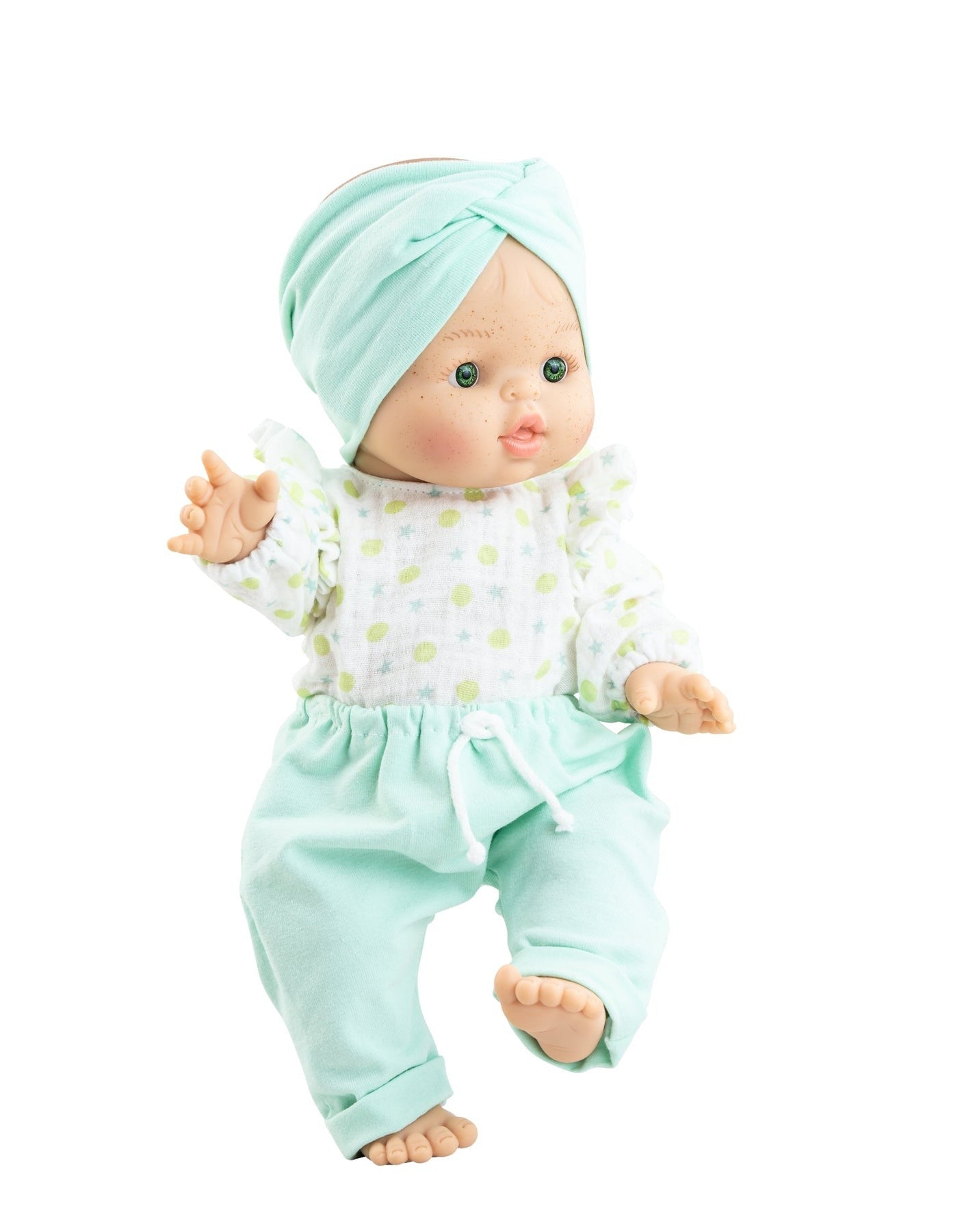 Bébé Gordis - Lola avec pantalon et bandeau turquoise - Paola Reina