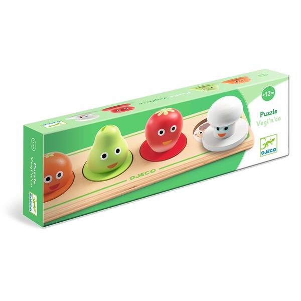 Casse-tête bois  - Vegi'n'Co / 4 pcs