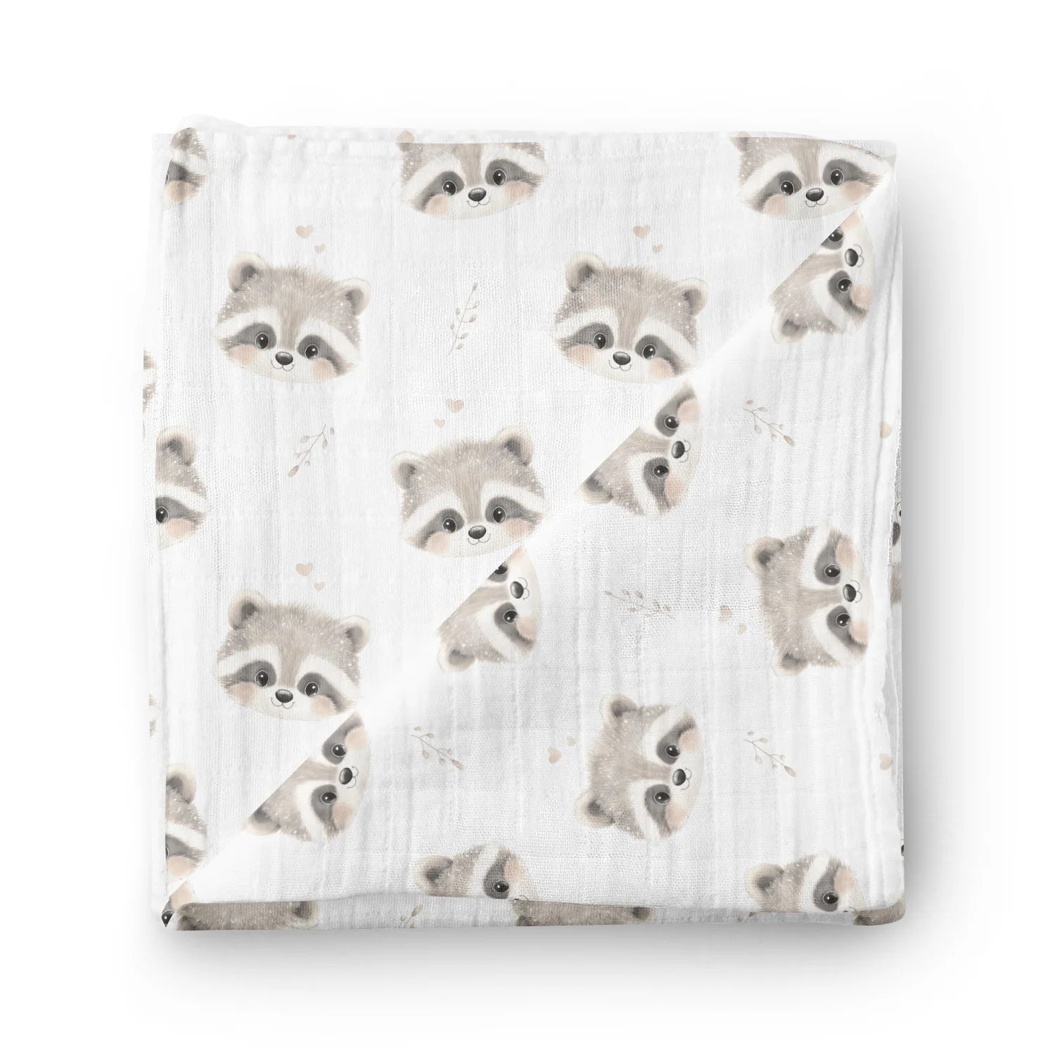 Couverture mousseline de bambou - Raton mignon
