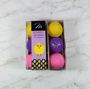 Bombes de bain Poussin – Assortiment 3 mini bombes enfant