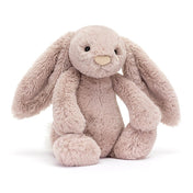 Peluche - Lapin rosa luxe médium