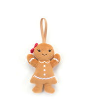 Peluche -Ruby bonhomme pain d'épice ornement