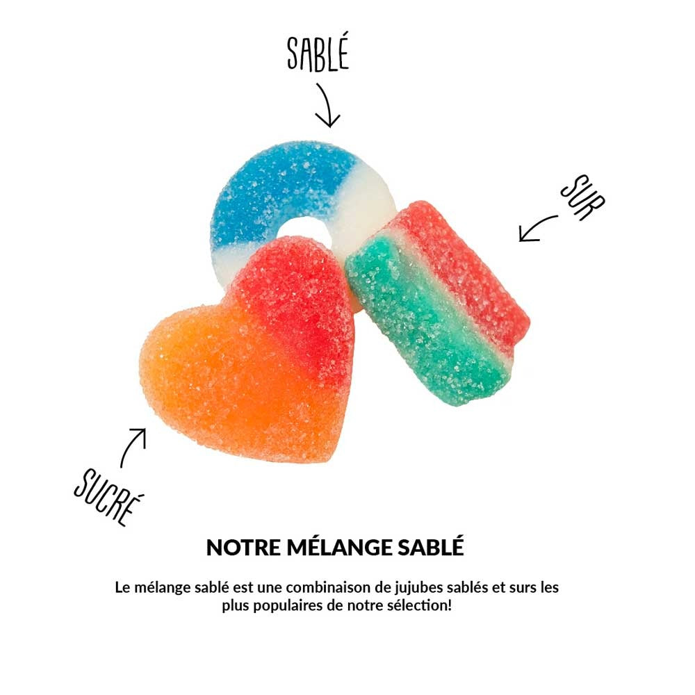 Sac à fermeture - Mélange sablé