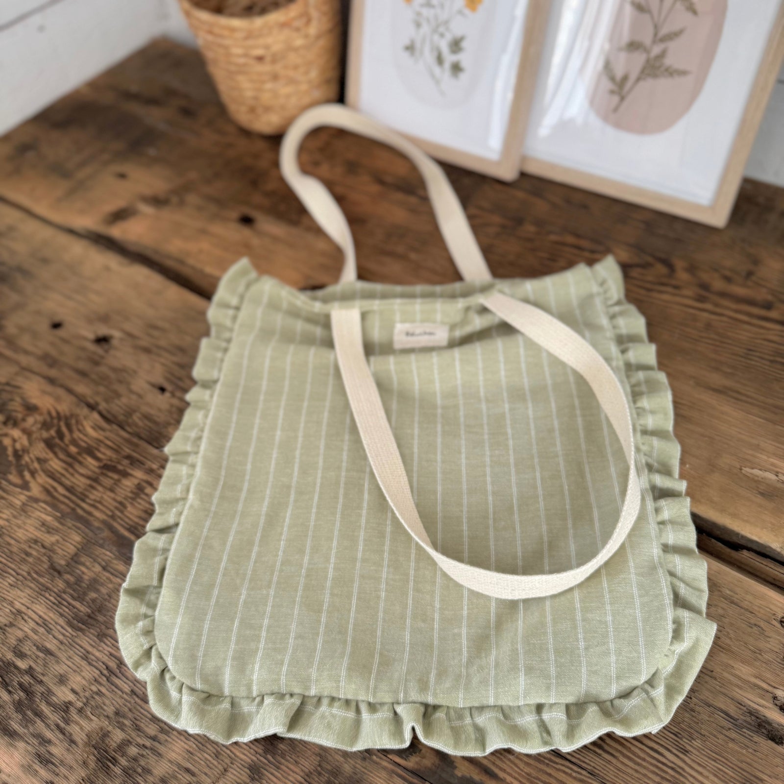 Sac cabas à froufrou