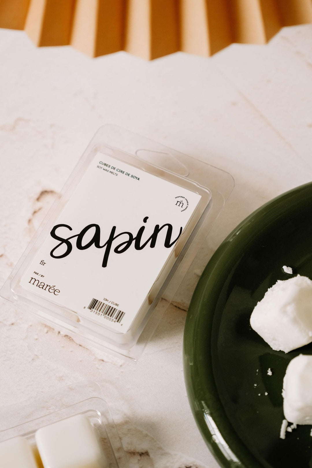 Cubes de cire de soya pour diffuseur - Sapin