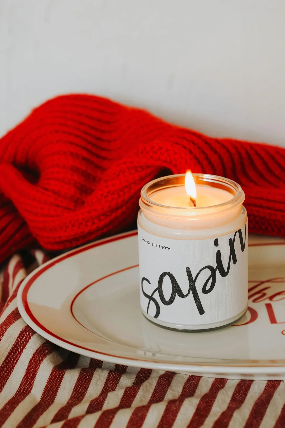 Chandelle de soya - Sapin