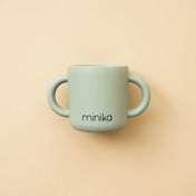 Tasse d'apprentissage avec poignées -  Sauge