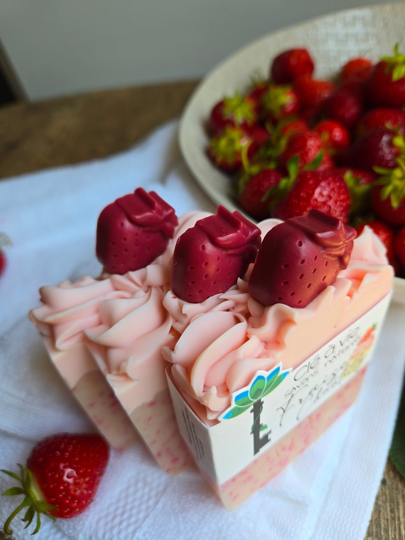 Savon - Fraise Chantilly