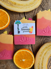 Savon - Pêche banane grenadine