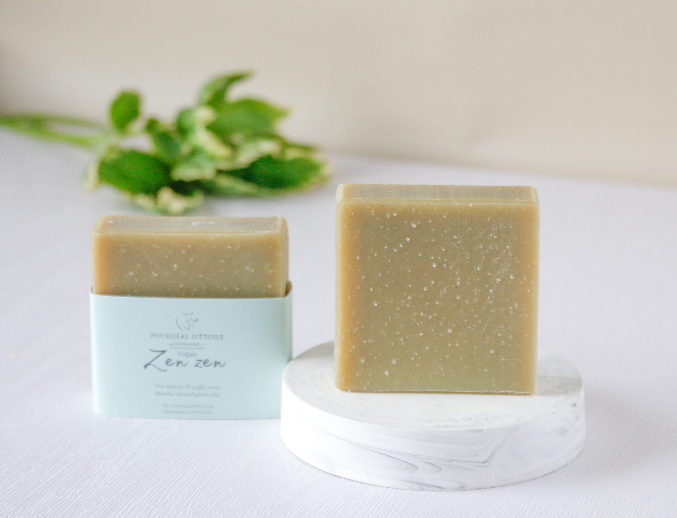 Savon - Zen zen Végan *thé matcha et argile verte*