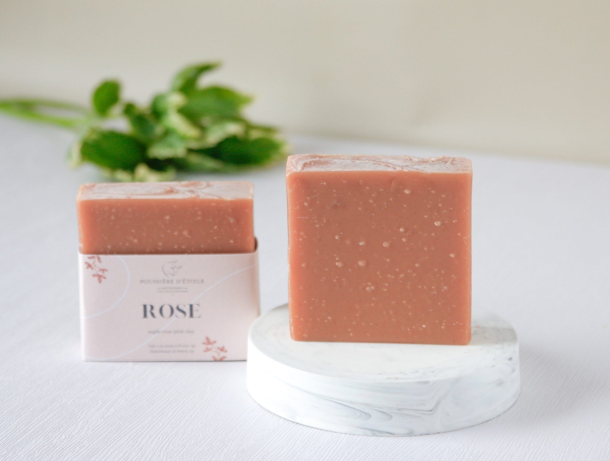 Savon - Rose (argile rose)