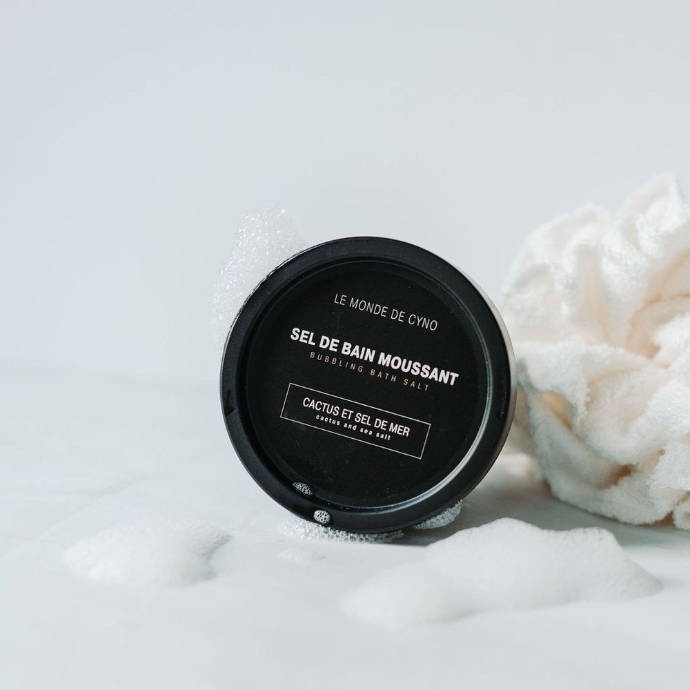Sel de bain moussant - Cactus et sel de mer