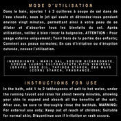 Sel de bain moussant - Patchouli paisible