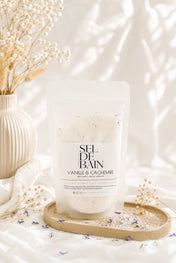 Sel de Bain Vanille & Cachemire – Luxe & Douceur | 400 g