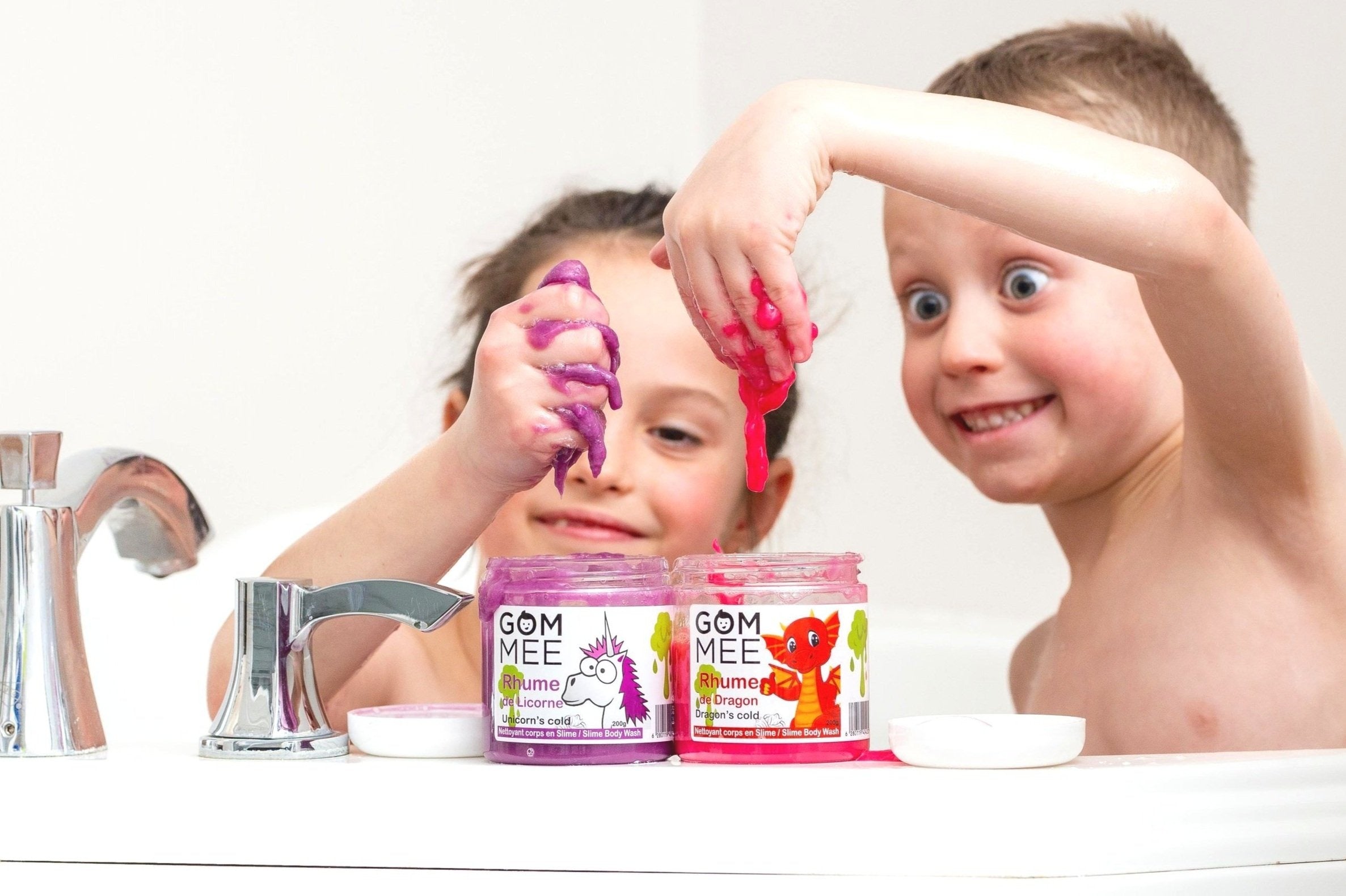 Slime moussante - 2 couleurs nouveaux personnages