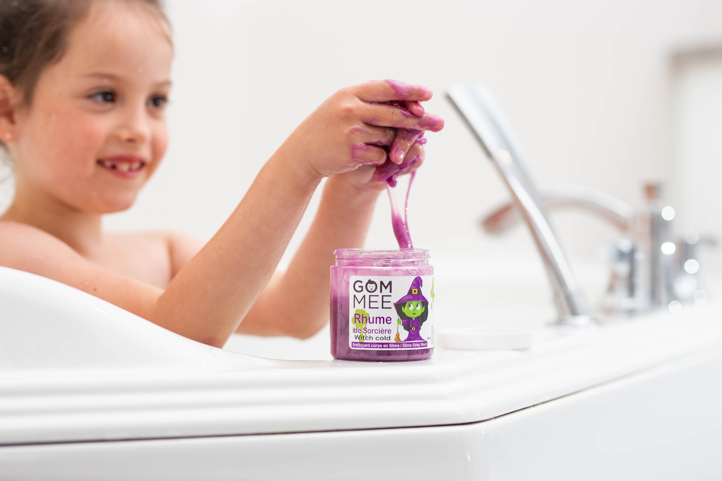 Slime moussante - Rhume de licornes