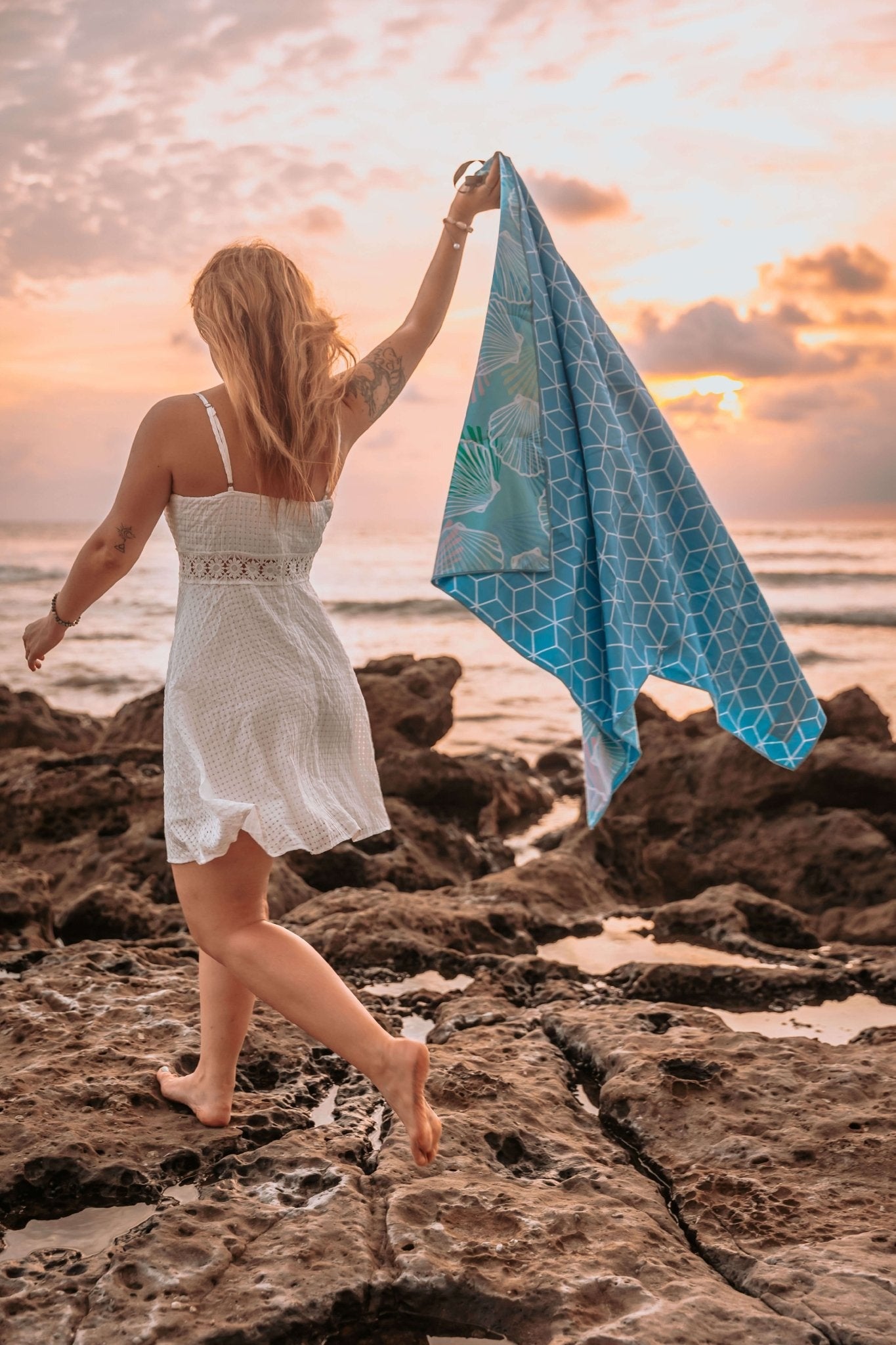 Serviette de plage - Coquillage  XL