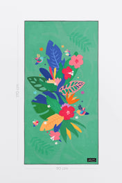 Serviette de plage - Oiseaux du Paradis XL