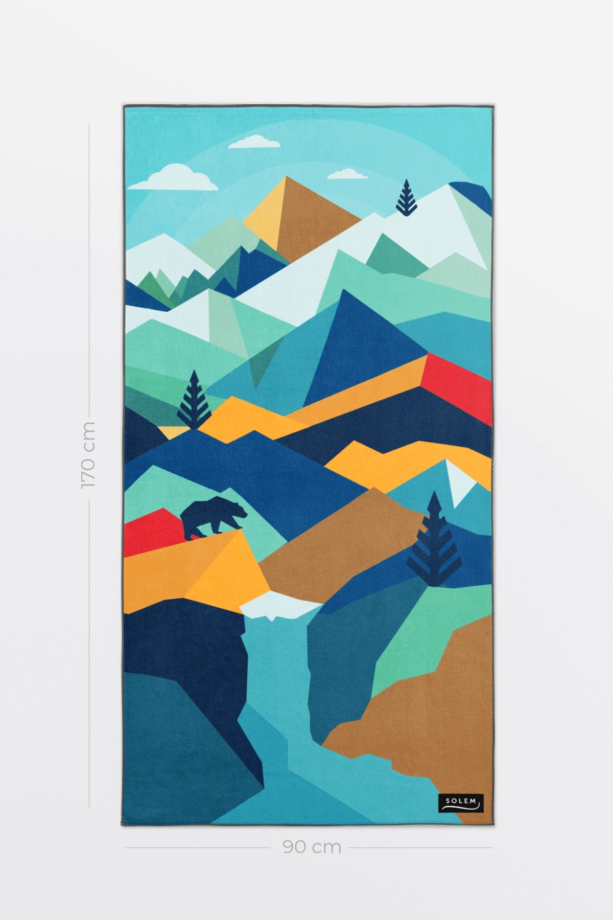 Serviette de plage - Aventure Alpine XL