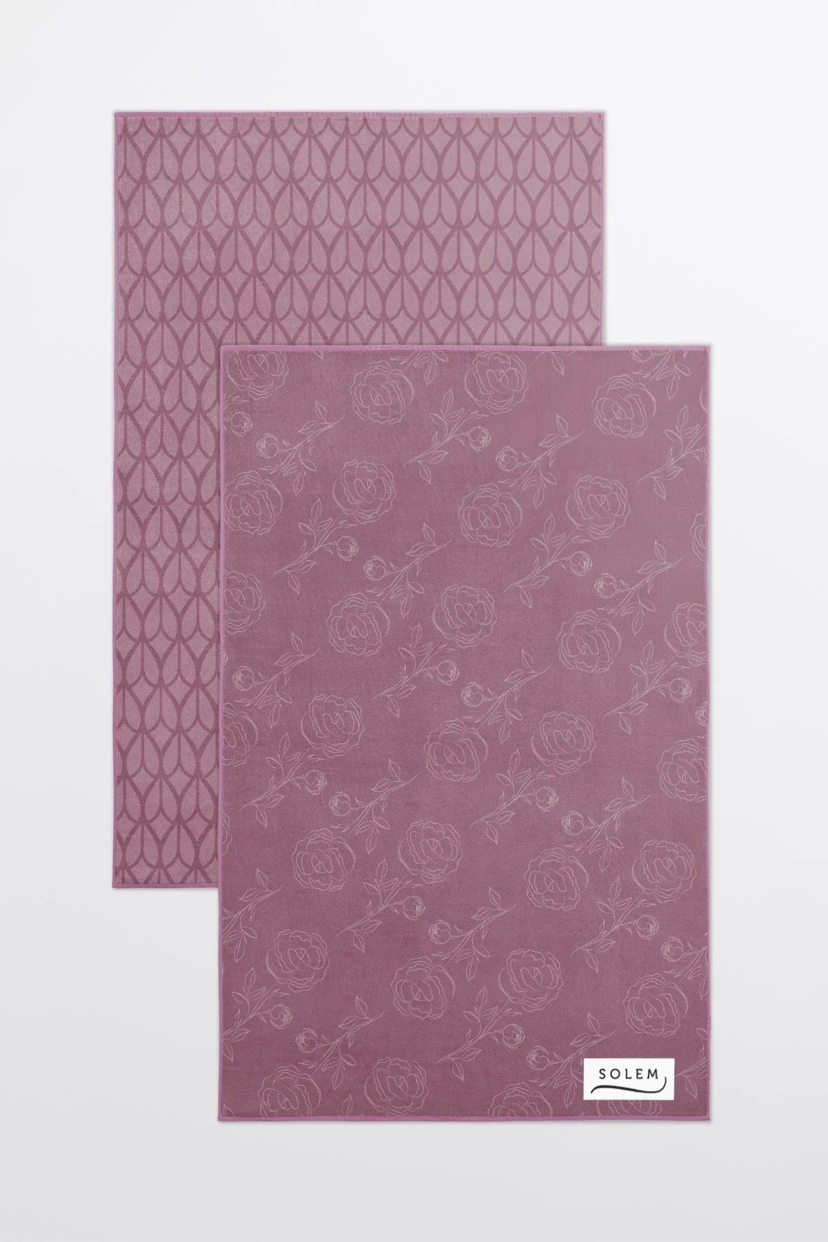 Linges à vaisselle Les Pivoines - Rose (Lot de 2)